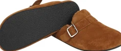 NESSO - SKIN MULES WITH ADJUSTABLE BUCKET