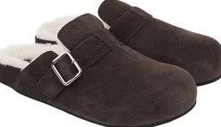 NESSO - SKIN MULES WITH ADJUSTABLE BUCKET