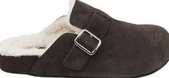 NESSO - SKIN MULES WITH ADJUSTABLE BUCKET