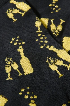 New year bamboo sock