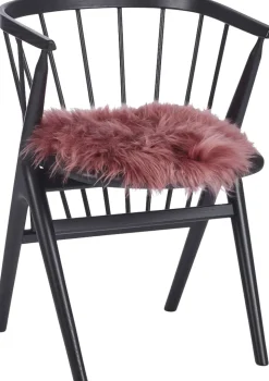 New Zealand Sheepskin, Seat Cover, Long-Wool, Round 38cm
