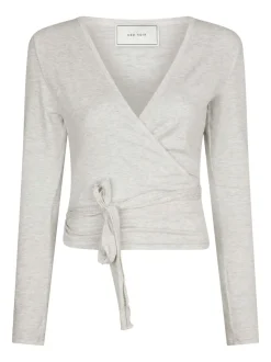 Nia Jersey Wrap Blouse