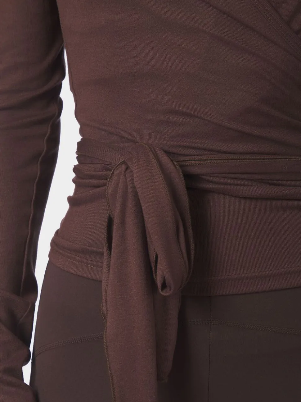 Nia Jersey Wrap Blouse