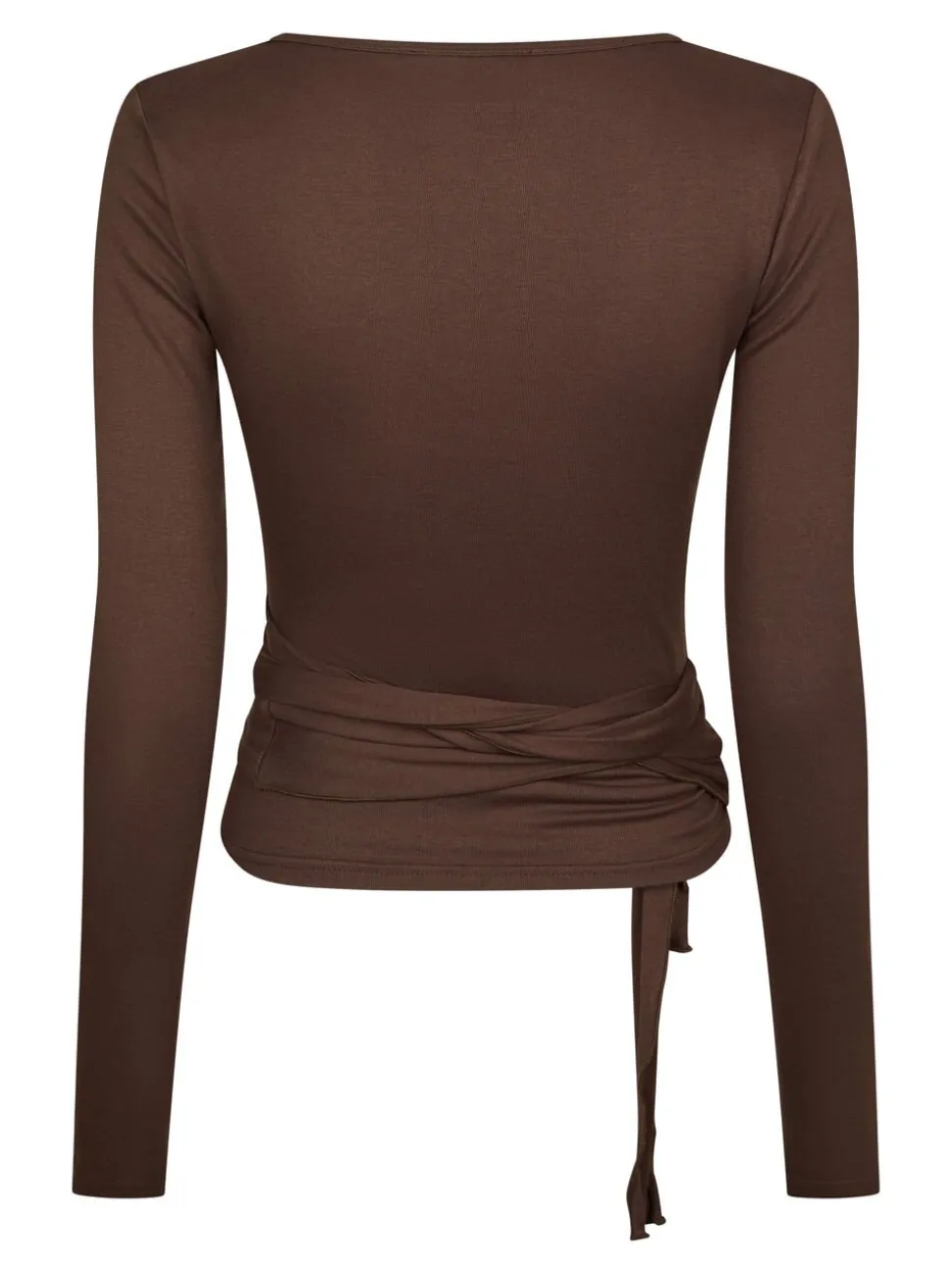 Nia Jersey Wrap Blouse