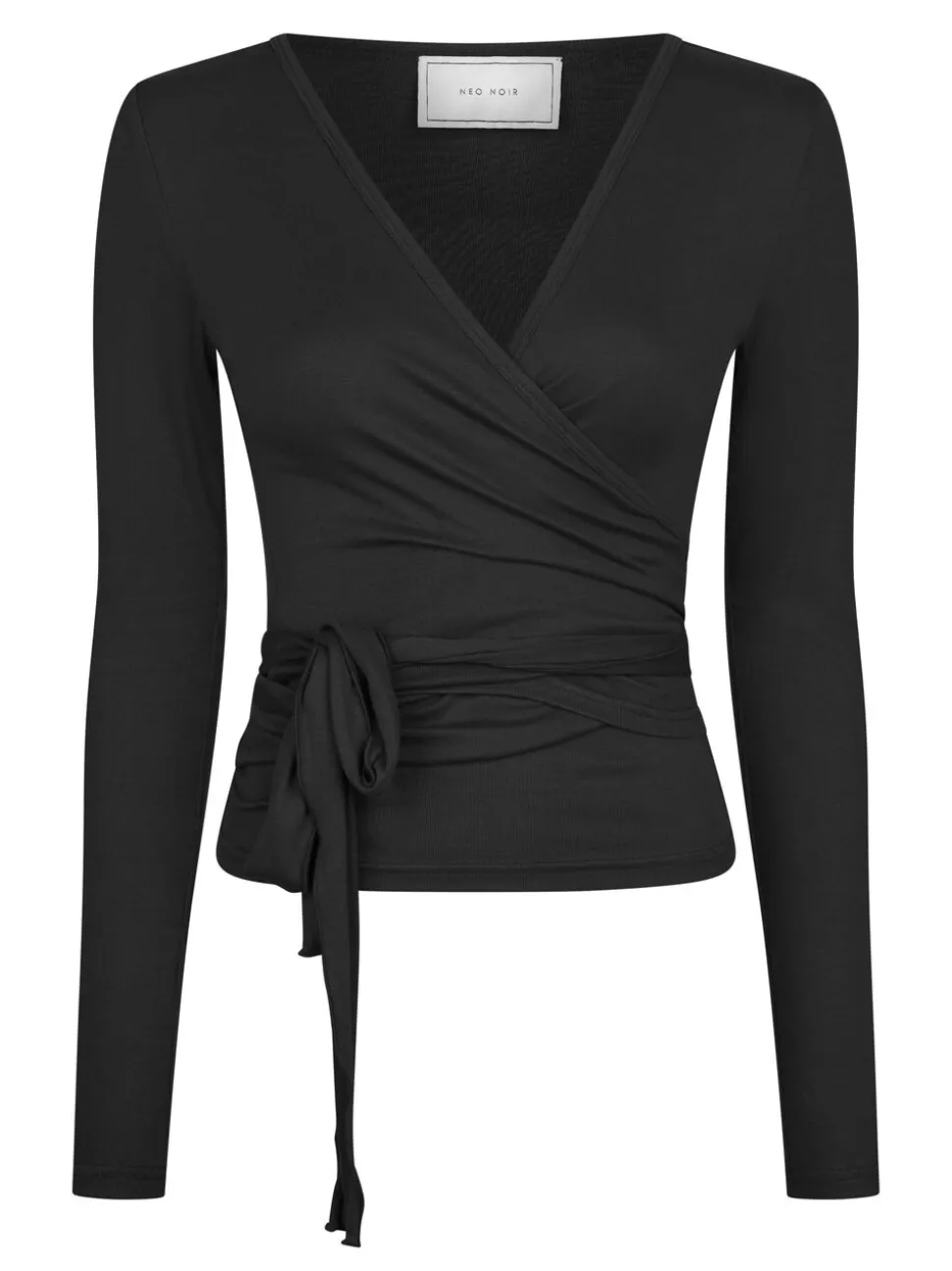 Nia Jersey Wrap Blouse