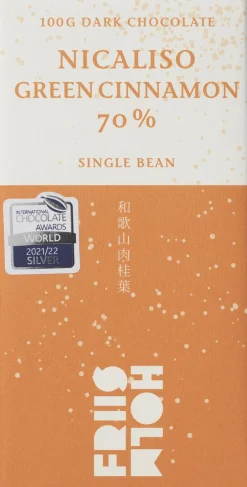 Nicaliso Green Cinnamon 70%, Nicaragua