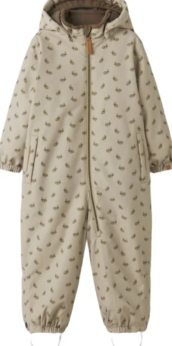 NMFLASNOW10 SNOWSUIT AOP FO LIL