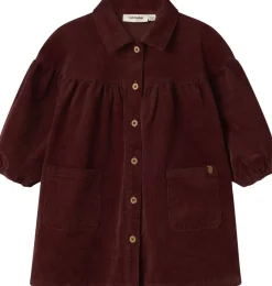 NMFOBERT LOOSE LS CORD DRESS 4122-H