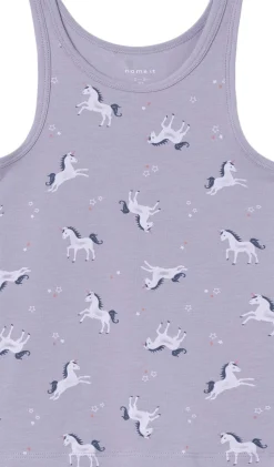 NMFTANK TOP 2P LAVENDER UNICORN NOO