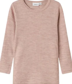 NMNWAX WOOL RIB LS TOP NOOS