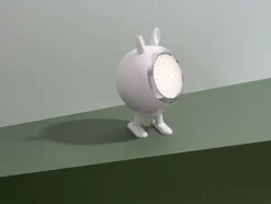 Norbitt, Ear, White, 1,4x2,5 cm