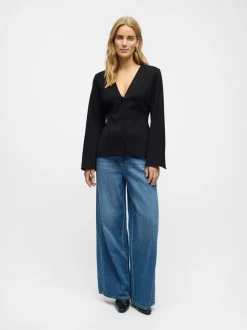 OBJARIA LISA L/S RE BLAZER NOOS