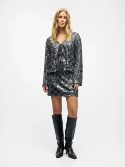 OBJLEA HW SHORT SKIRT 141