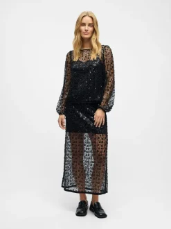 OBJMAISY HW LONG SKIRT 141