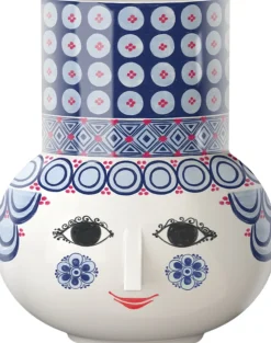 Olga Vase H20 cm blå