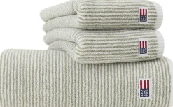 Original Towel White/Vintage Green Striped