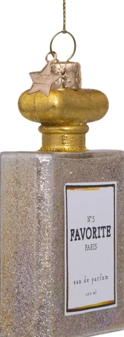 Ornament glas parfume transparent VONDELS