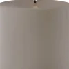 Outdoor LED pillar candle, Sandstone, 8,4x10 cm