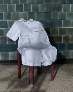 Outline Pyjama L/S Shirt-S/M-Lavend