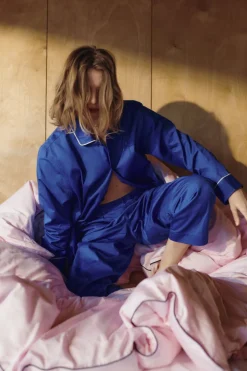 Outline Pyjama L/S Shirt-XS/S-Vivid