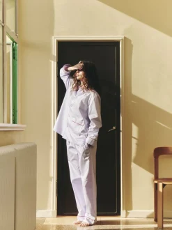 Outline Pyjama Trousers-S/M-Lavende