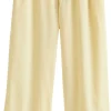 Outline Pyjama Trousers-S/M-Soft ye