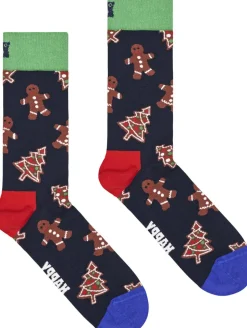 1-Pack Gingerbread Cookies Socks Gift Set