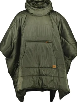 Packable Blanco Poncho