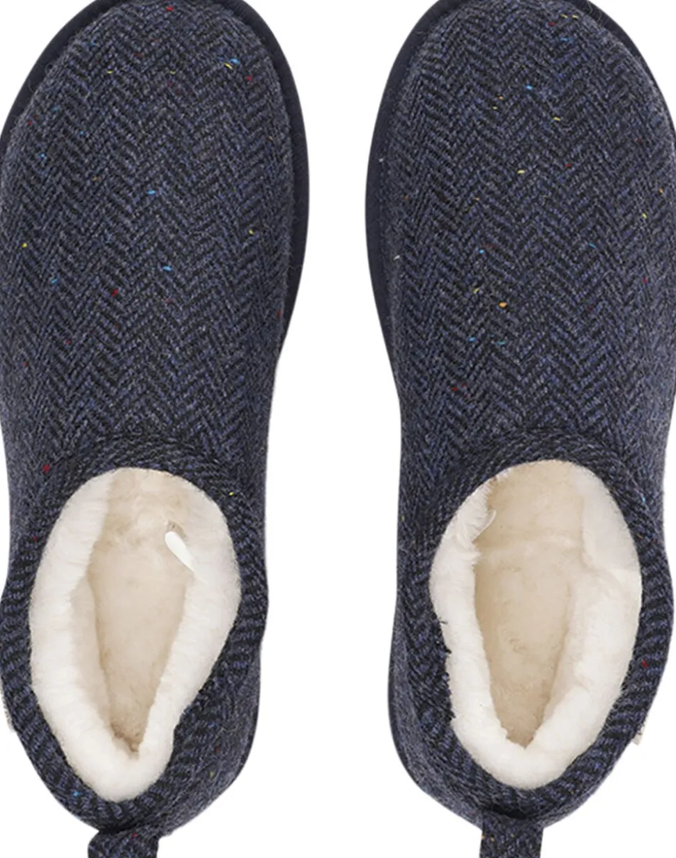 PALPANA WOOL - CLOSED WOOL SLIPPERS WITH SHEARLING LINING