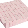 Pattern Napkins-Set of 20 Dinner-Light pink and red grid
