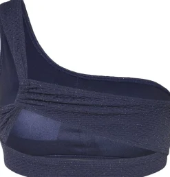 PCLEANA BIKINI DRAPE TOP LUREX