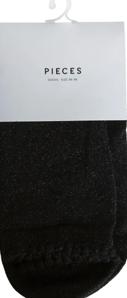 PCSEBBY GLITTER LONG 1 PACK SOCKS N