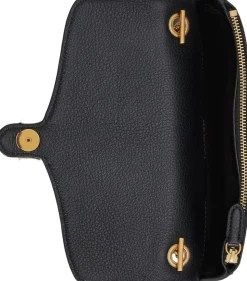 Pebbled Leather Bradley Crossbody Wallet