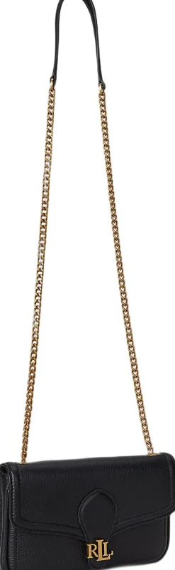 Pebbled Leather Bradley Crossbody Wallet