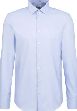 Performance shirt Slim Long sleeve Kent-Collar Uni