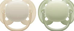 Philips Avent ultra soft sut - Pakke med 2 - 0-6m
