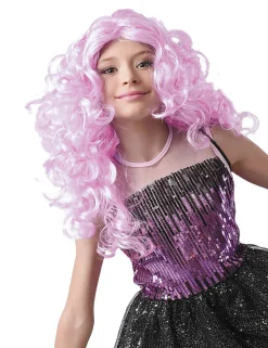 PINK PARYK KRØLLET HÅR