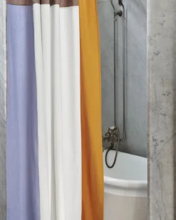 Pivot Shower Curtain-Cream