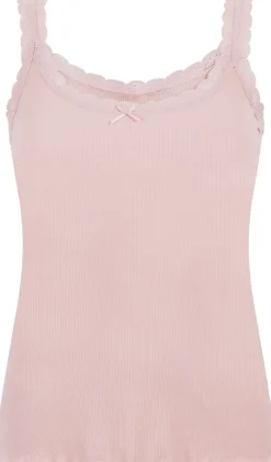 PJ CAMI RIB LACE CONTRAST