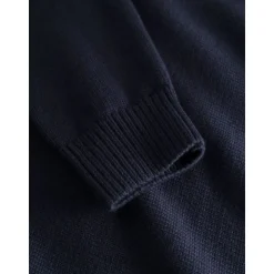 Plain knitted crew neck GOTS/Vegan