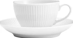 Plissé underkop 14 cm.