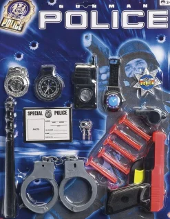 POLITI SÆT M 14 DELE BLIST