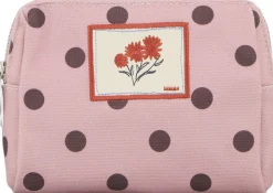 Polka Canvas Pouch Bag