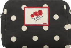 Polka Canvas Pouch Bag