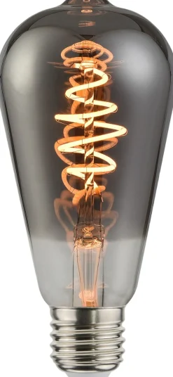 PÆRE-DEKO E27 ST64 SPIRAL EDISON DÆMP RØGF.