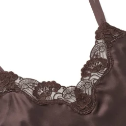 Pure Silk - Slip w. lace