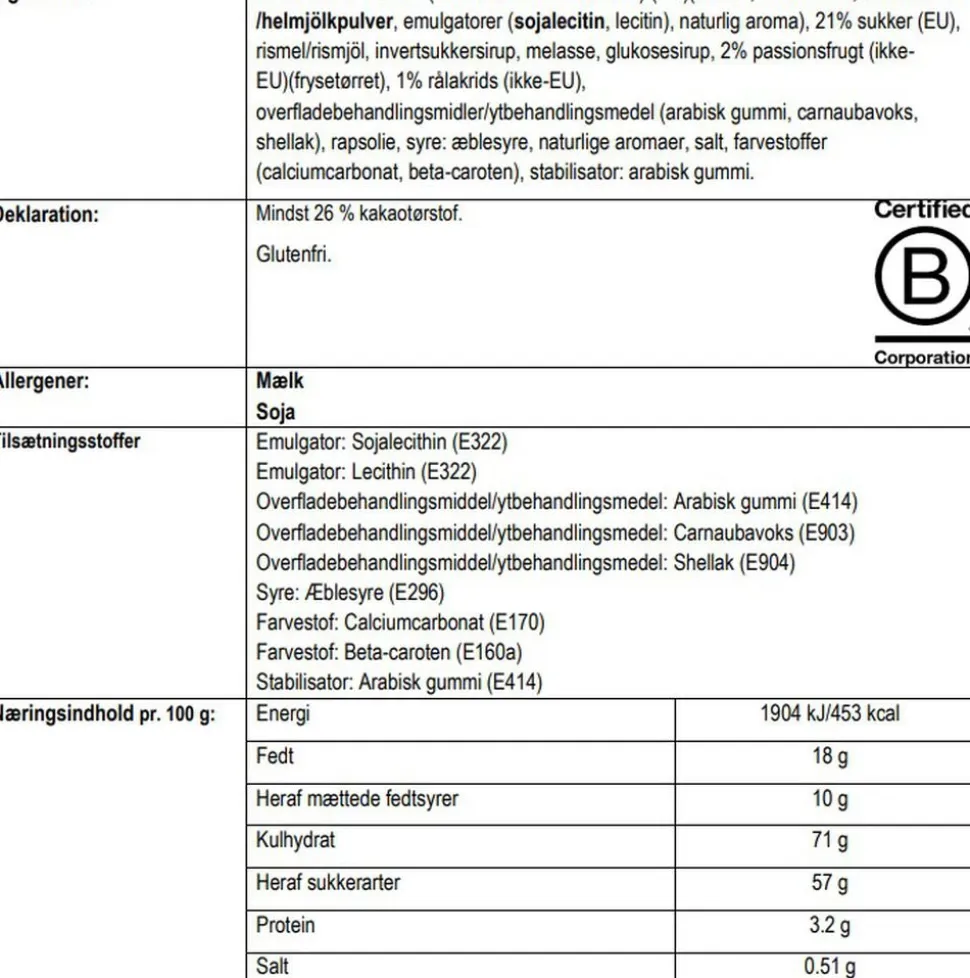 REGULAR B PASSION FRUIT