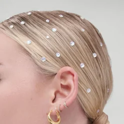 Rhinsten til håret - Selvklæbende rhinsten til håret