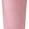 Rhombe Color Vase H20 rosa porcelæn