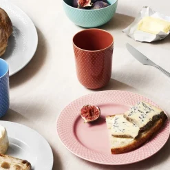 Rhombe Krus 33 cl blå porcelæn